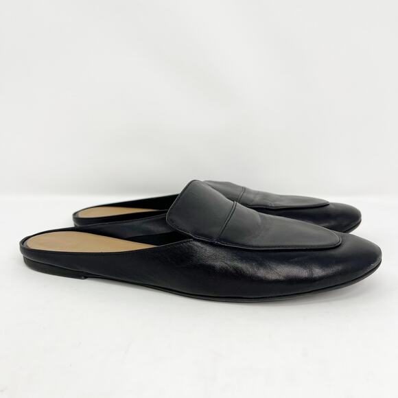 Everlane Slip On Flat Heel Mule Black - Picture 1 of 9
